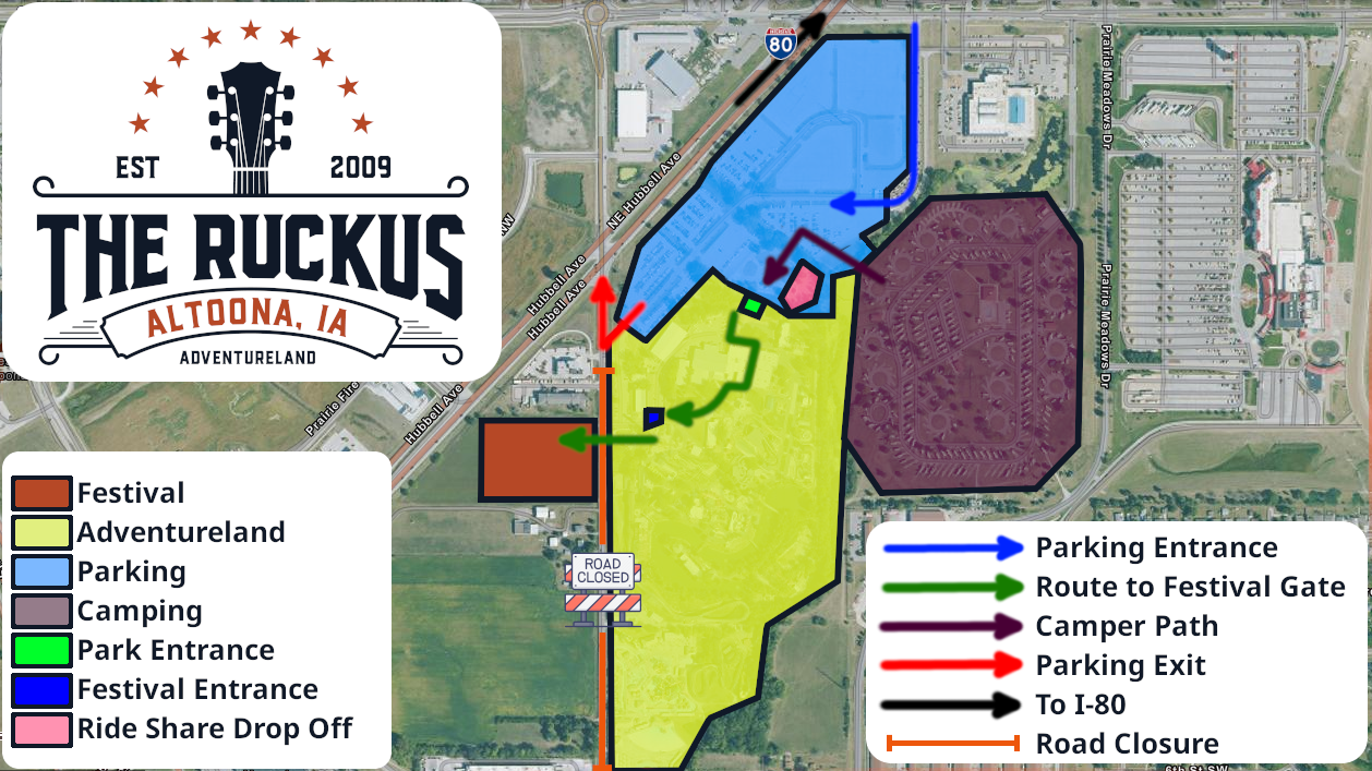 Map of the Ruckus